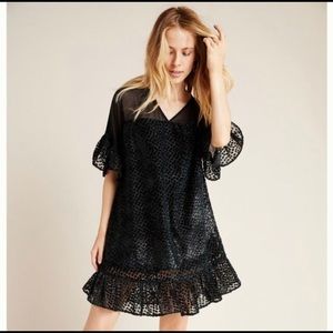 Anthropologie Lucinda Textured Tunic Dress
